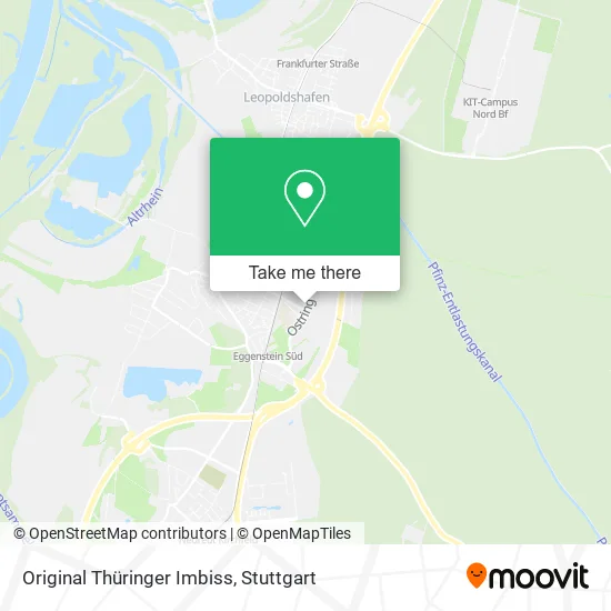 Карта Original Thüringer Imbiss