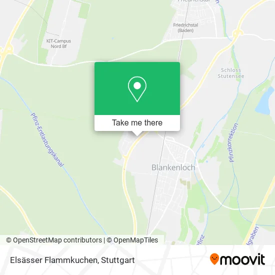 Карта Elsässer Flammkuchen