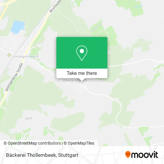 Карта Bäckerei Thollembeek