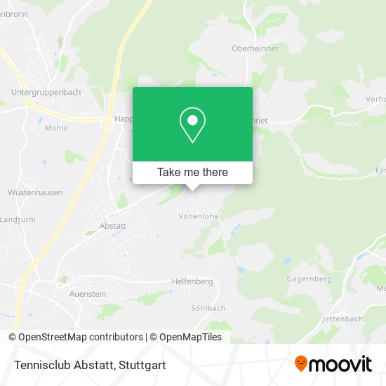 Tennisclub Abstatt map