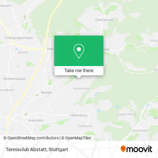 Карта Tennisclub Abstatt
