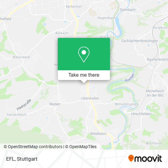 Карта EFL