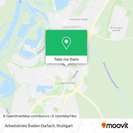 Arbeitskreis Baden-Durlach map