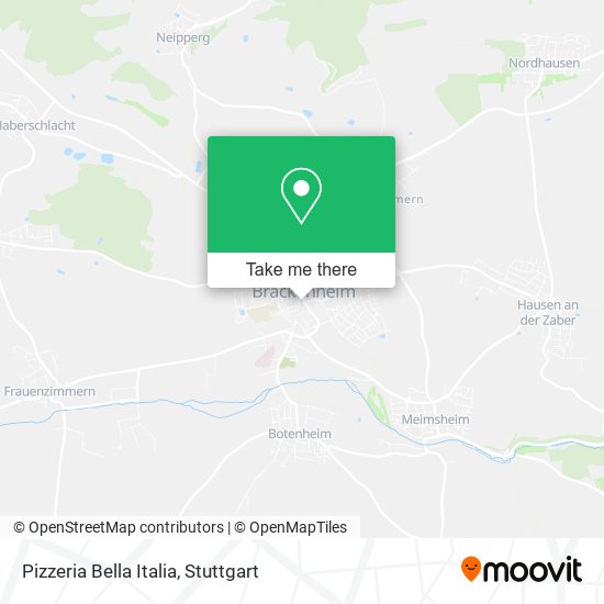 Pizzeria Bella Italia map
