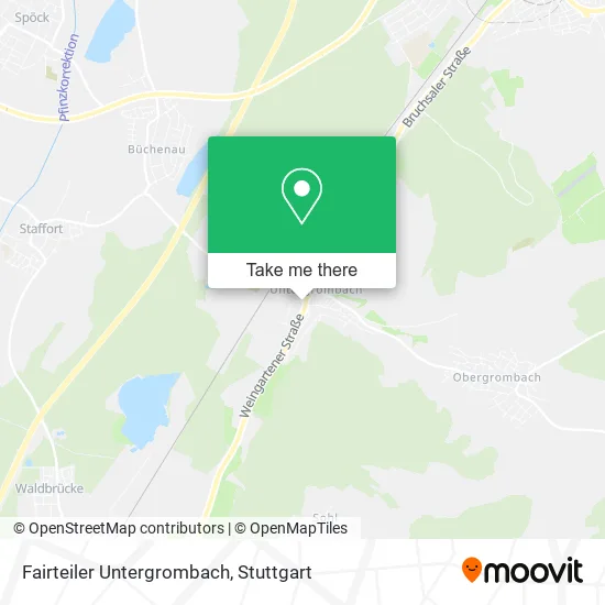 Карта Fairteiler Untergrombach