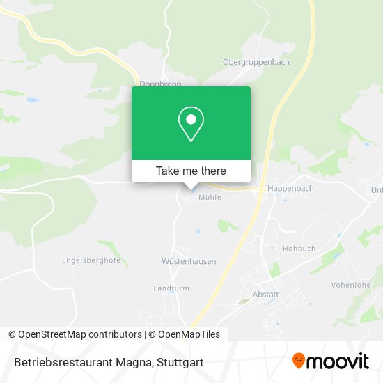 Betriebsrestaurant Magna map