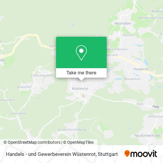 Handels - und Gewerbeverein Wüstenrot map