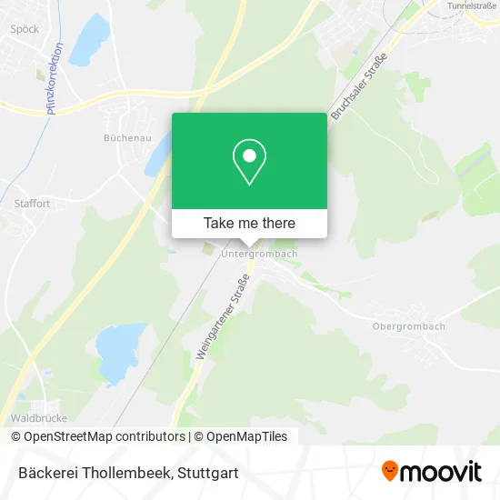 Карта Bäckerei Thollembeek