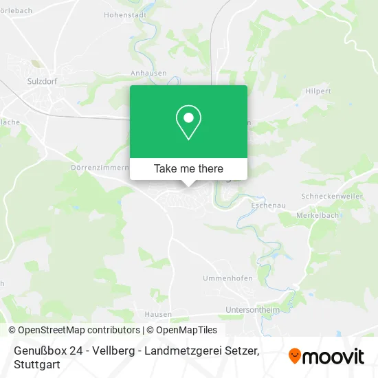 Карта Genußbox 24 - Vellberg - Landmetzgerei Setzer