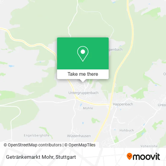 Карта Getränkemarkt Mohr