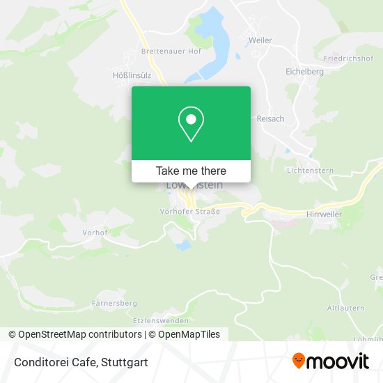 Карта Conditorei Cafe
