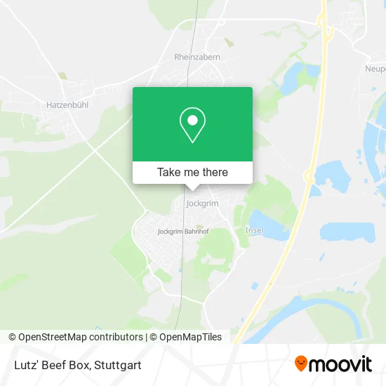Карта Lutz' Beef Box