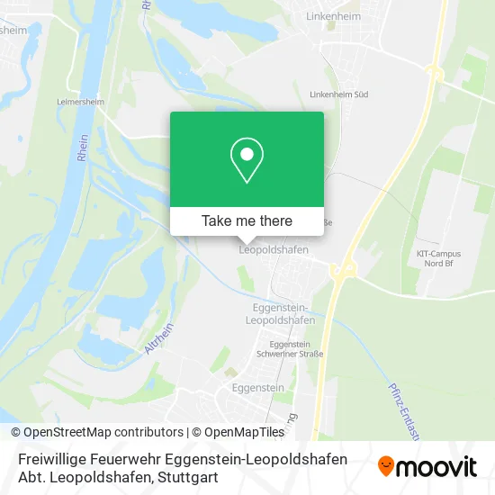 Карта Freiwillige Feuerwehr Eggenstein-Leopoldshafen Abt. Leopoldshafen