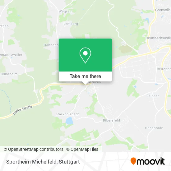 Карта Sportheim Michelfeld
