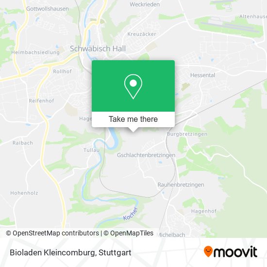 Bioladen Kleincomburg map