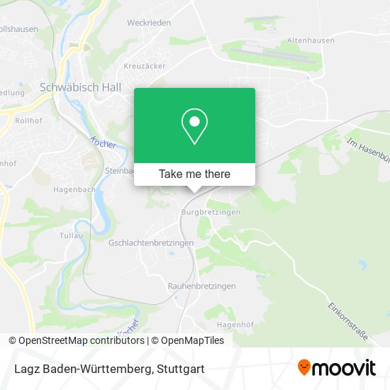 Lagz Baden-Württemberg map