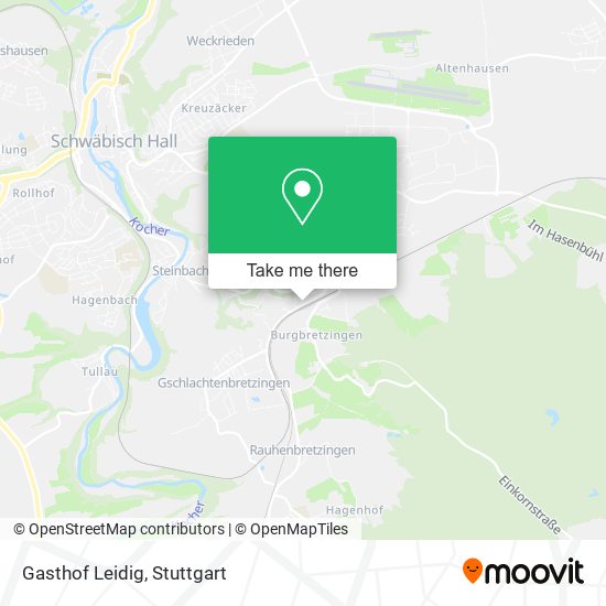 Gasthof Leidig map