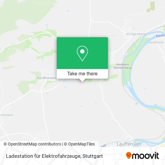 Карта Ladestation für Elektrofahrzeuge