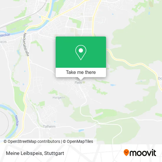 Карта Meine Leibspeis