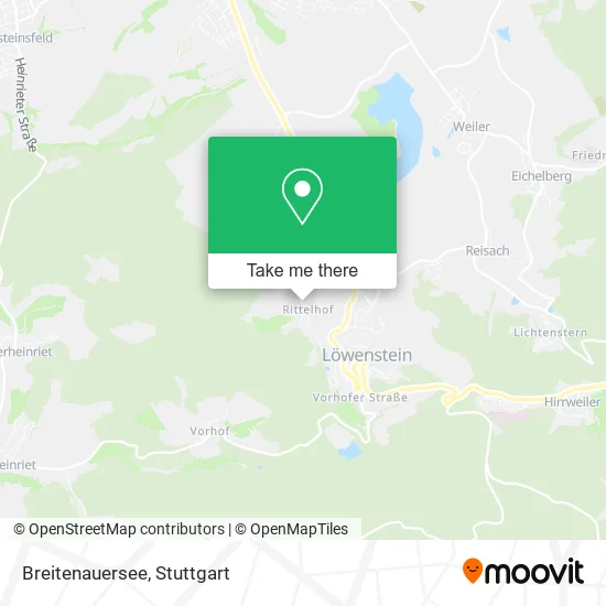 Карта Breitenauersee