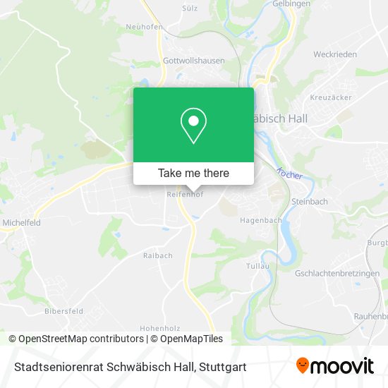 Stadtseniorenrat Schwäbisch Hall map