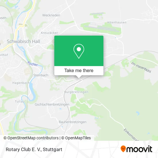 Rotary Club E. V. map