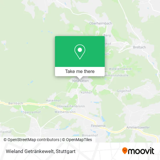Карта Wieland Getränkewelt