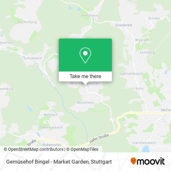 Gemüsehof Bingel - Market Garden map