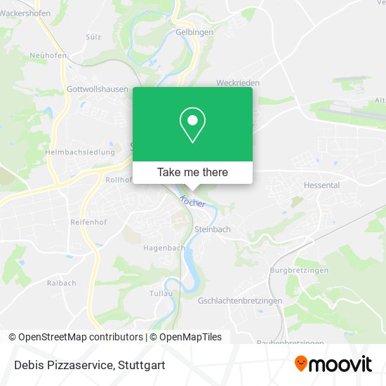 Карта Debis Pizzaservice