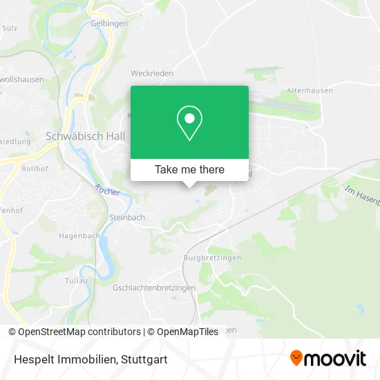 Карта Hespelt Immobilien