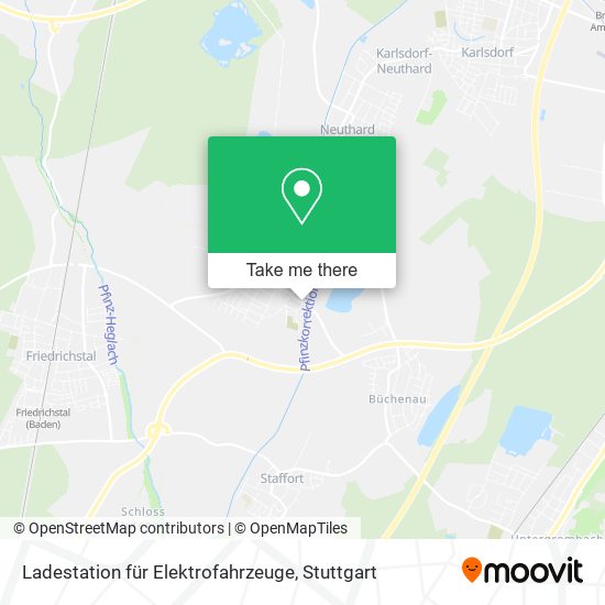 Ladestation für Elektrofahrzeuge map