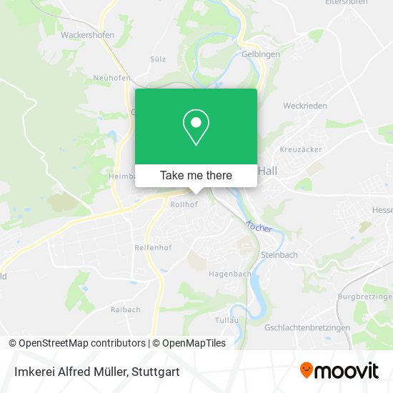 Imkerei Alfred Müller map