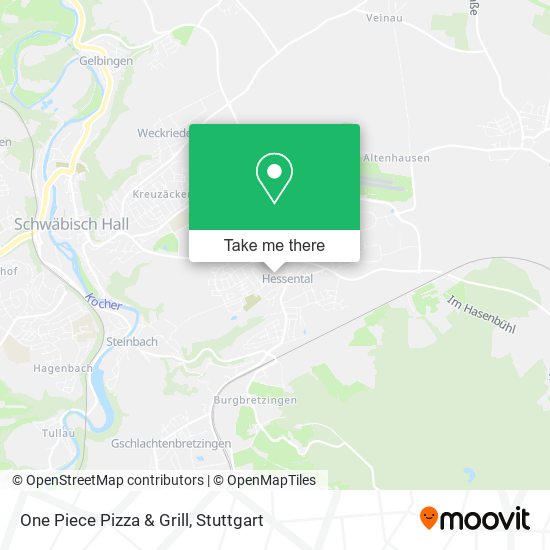 One Piece Pizza & Grill map