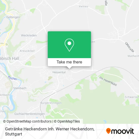 Карта Getränke Heckendorn Inh. Werner Heckendorn