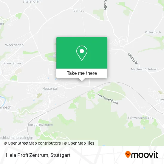 Карта Hela Profi Zentrum