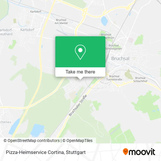 Карта Pizza-Heimservice Cortina
