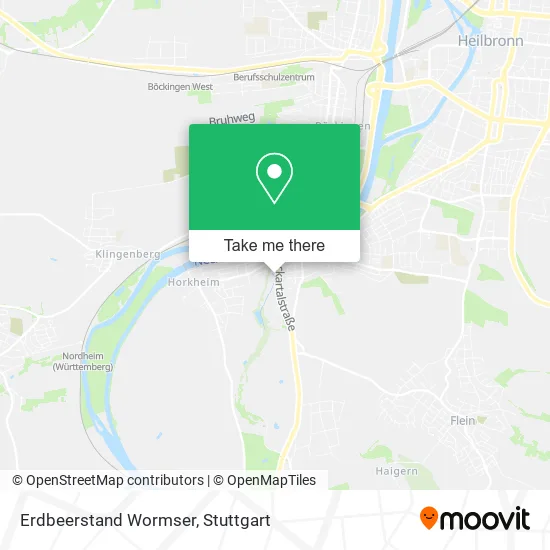 Карта Erdbeerstand Wormser