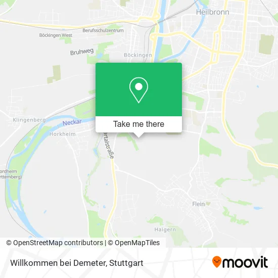 Карта Willkommen bei Demeter