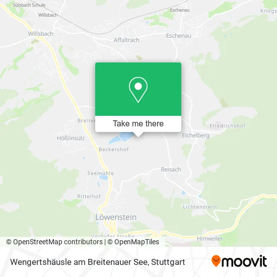 Карта Wengertshäusle am Breitenauer See