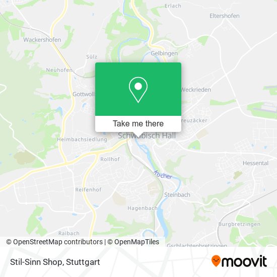 Stil-Sinn Shop map