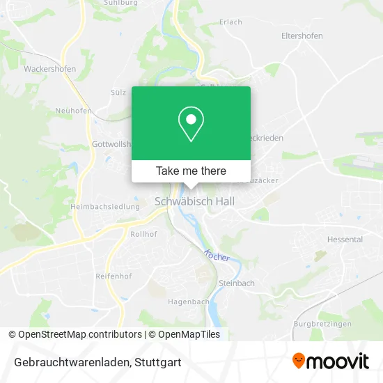 Карта Gebrauchtwarenladen