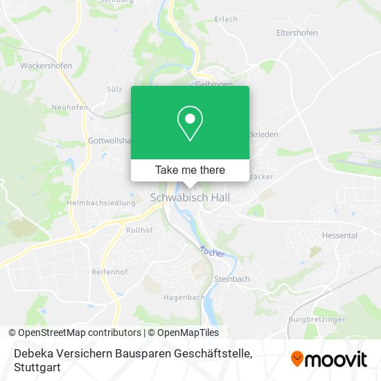 Debeka Versichern Bausparen Geschäftstelle map
