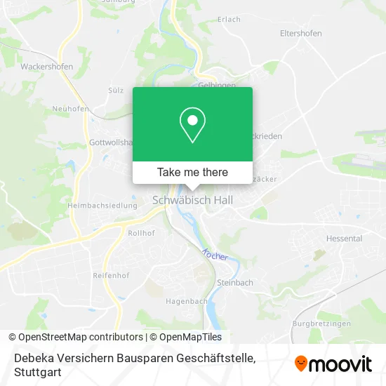 Карта Debeka Versichern Bausparen Geschäftstelle