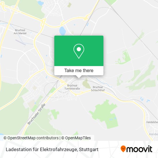 Ladestation für Elektrofahrzeuge map