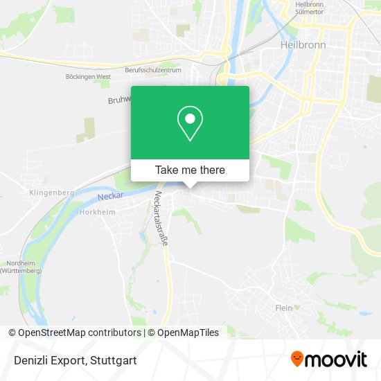 Карта Denizli Export