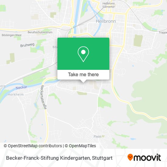 Becker-Franck-Stiftung Kindergarten map