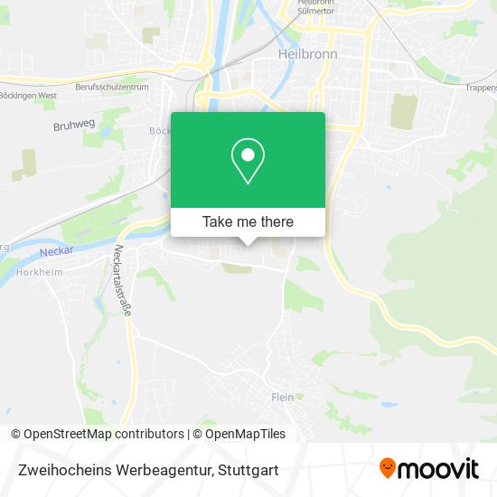 Zweihocheins Werbeagentur map