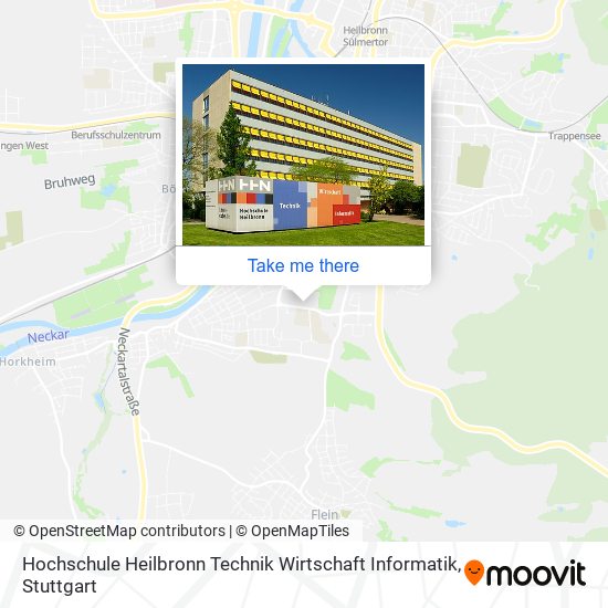 Hochschule Heilbronn Technik Wirtschaft Informatik map