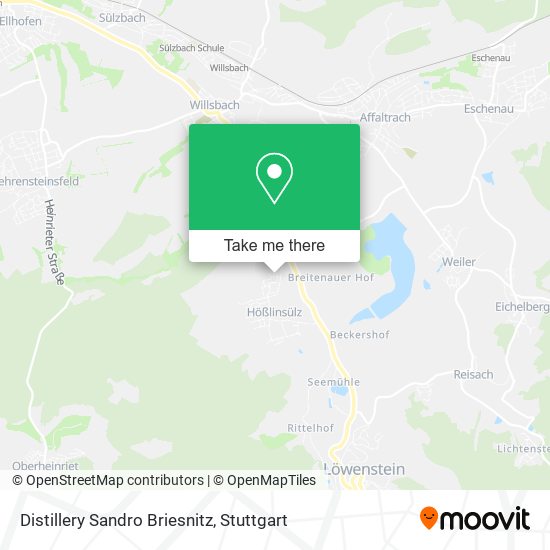 Distillery Sandro Briesnitz map