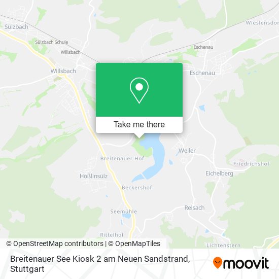 Breitenauer See Kiosk 2 am Neuen Sandstrand map